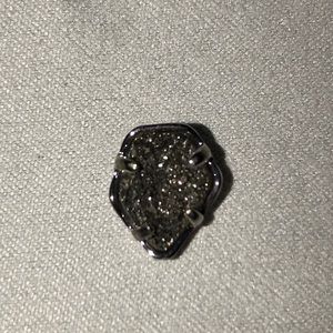 Kendra Scott Platinum Drusy Pendant